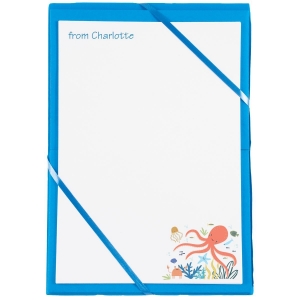 Picture of Named Notepaper - Ocean Life