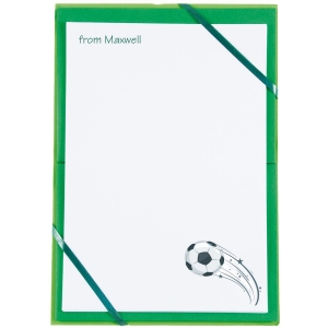 Picture of Named Notepaper - Football