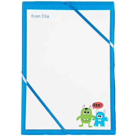 Picture of Named Notepaper - Little Monsters