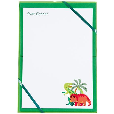 Picture of Named Notepaper - Dinosaurs