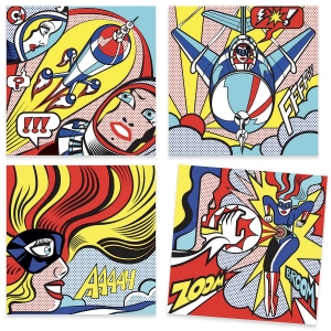 Picture of Superheroes Art
