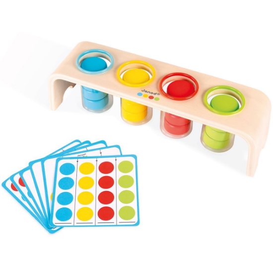 Sorting Colours Game | Janod | Wooden Baby Shape Sorters