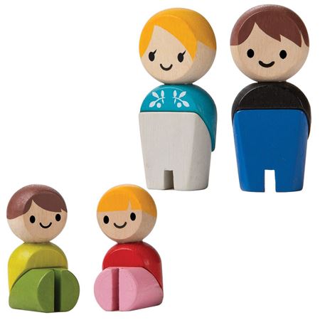 Picture of Little Wooden Doll Family