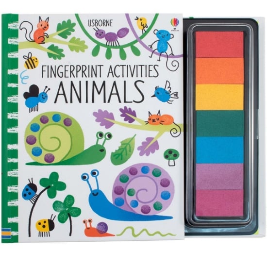 Animals Fingerprint Activities Book