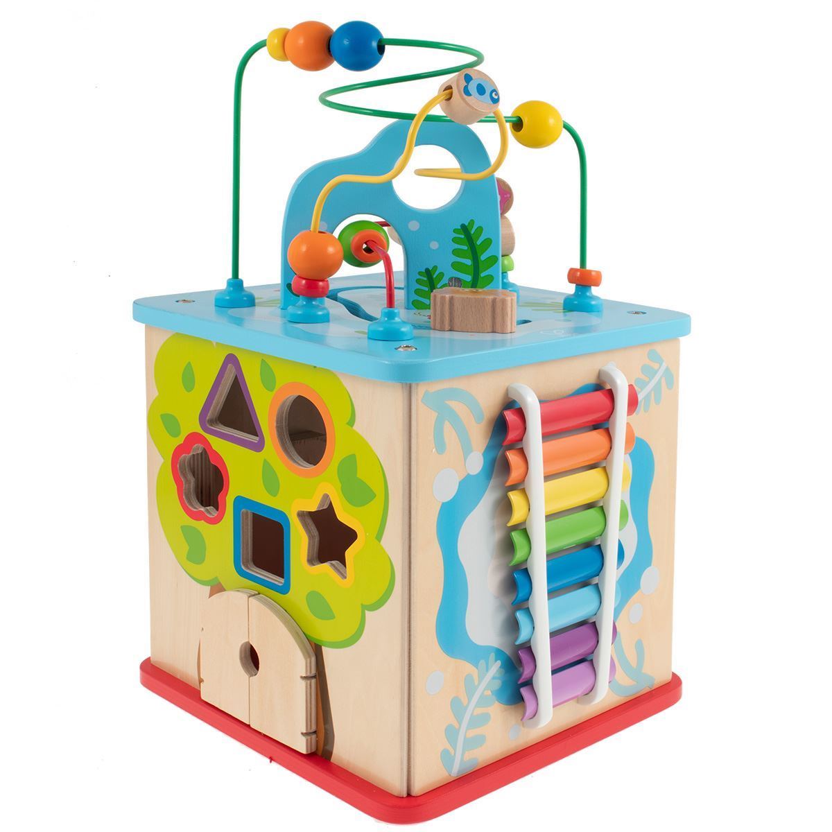 Nature Play Cube - Wooden Activity Centres and Cubes
