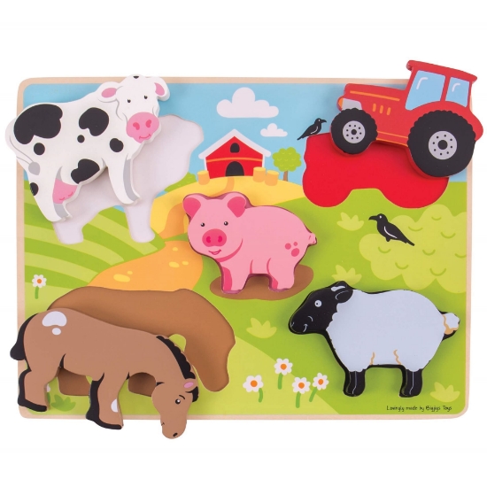Toddler Lift Out Puzzle - Farm