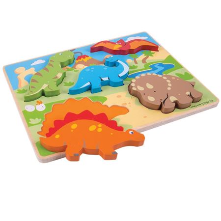 Picture of Chunky Lift Out Puzzle - Dinosaurs
