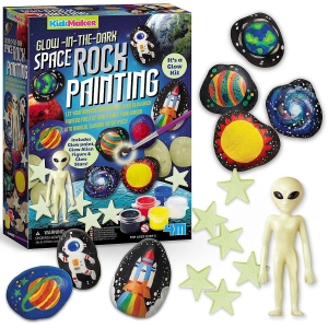 Picture of Glow in the Dark Space Rock Painting