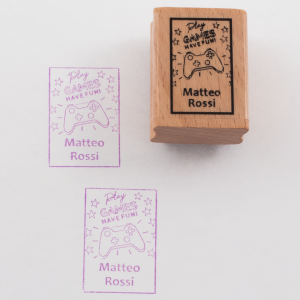 Picture of Named Rubber Stamp - Gaming