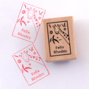 Picture of Named Rubber Stamp - Jungle
