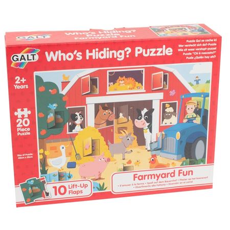 Picture of Who's Hiding? Farm Puzzle
