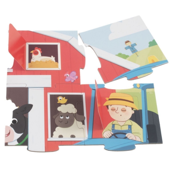 Galt Puzzle Chi Si Nasconde? – Jungle Jamboree 20 Pezzi Con Alette – 40 X 55 Cm