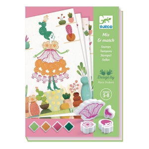 Picture of Flower Girls Stamping Set