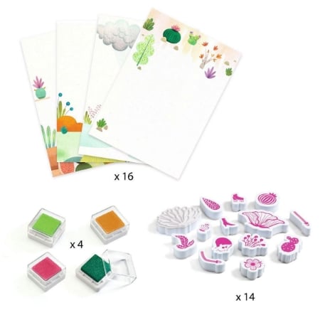 Picture of Flower Girls Stamping Set