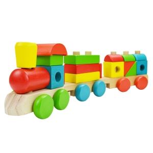 Picture of Wooden Train with Blocks