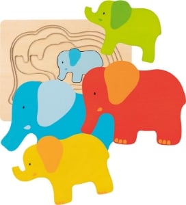 Picture of Elephant Layer Puzzle