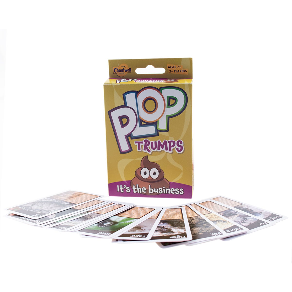 Cheatwell Games Plop Trumps Number 2 – Kartenspiel Mit Tierkot-Fakten, Lustig & Lehrreich Für Kinder & Familien