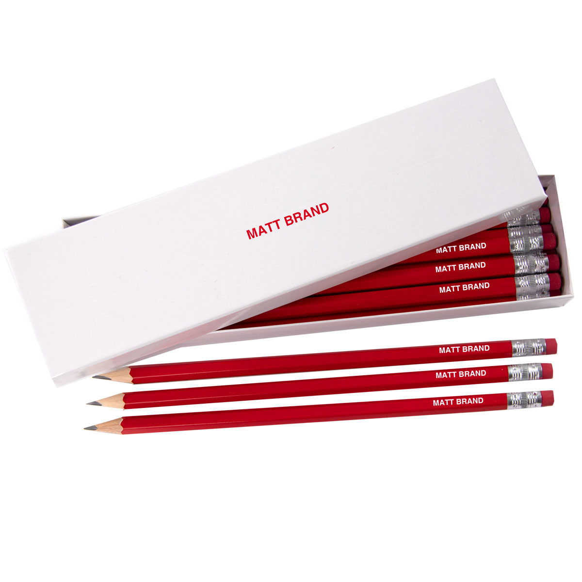 12 Aqua HB Pencils Personalised with Name High Quality