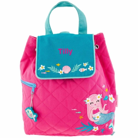 Picture of Personalised Mermaid Quilted Backpack