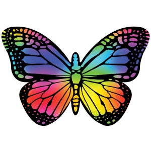 Picture of Scratch Art Butterflies