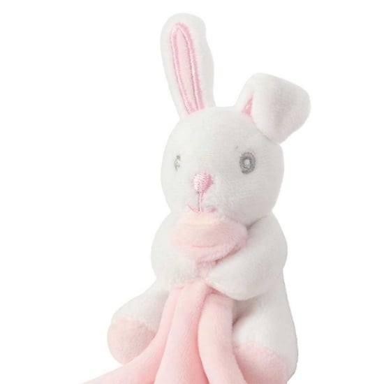 Personalised Pink Rabbit Comforter
