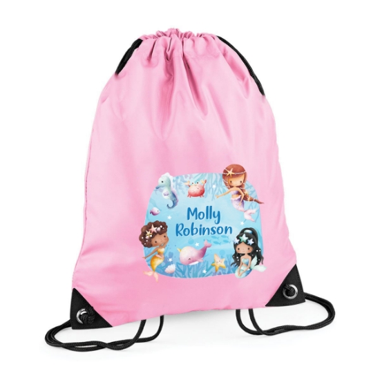 Mermaids Personalised Swim Bag