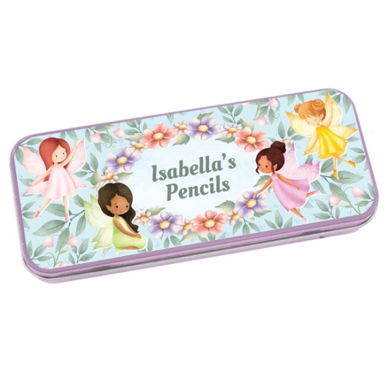 Personalised Pencil Tin - Fairies