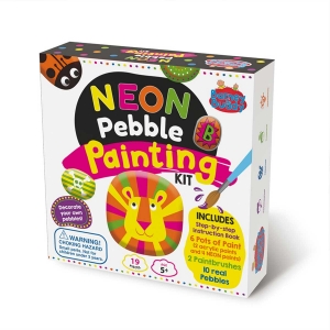 Picture of Neon Pebble Painting