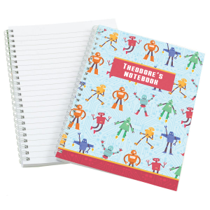 Picture of Robots Personalised Notebook