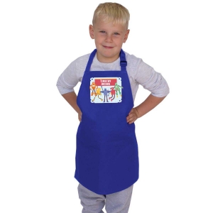 Picture of Robots Personalised Apron - Age 3-6