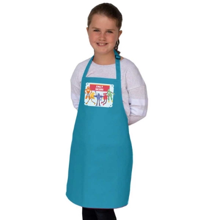 Picture of Robots Personalised Apron - Age 7-10