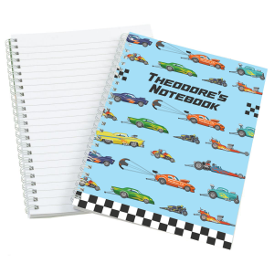 Picture of Crazy Cars Personalised Notebook