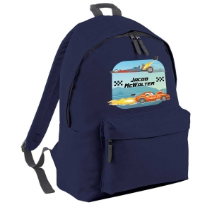 Picture of Crazy Cars Personalised Backpack