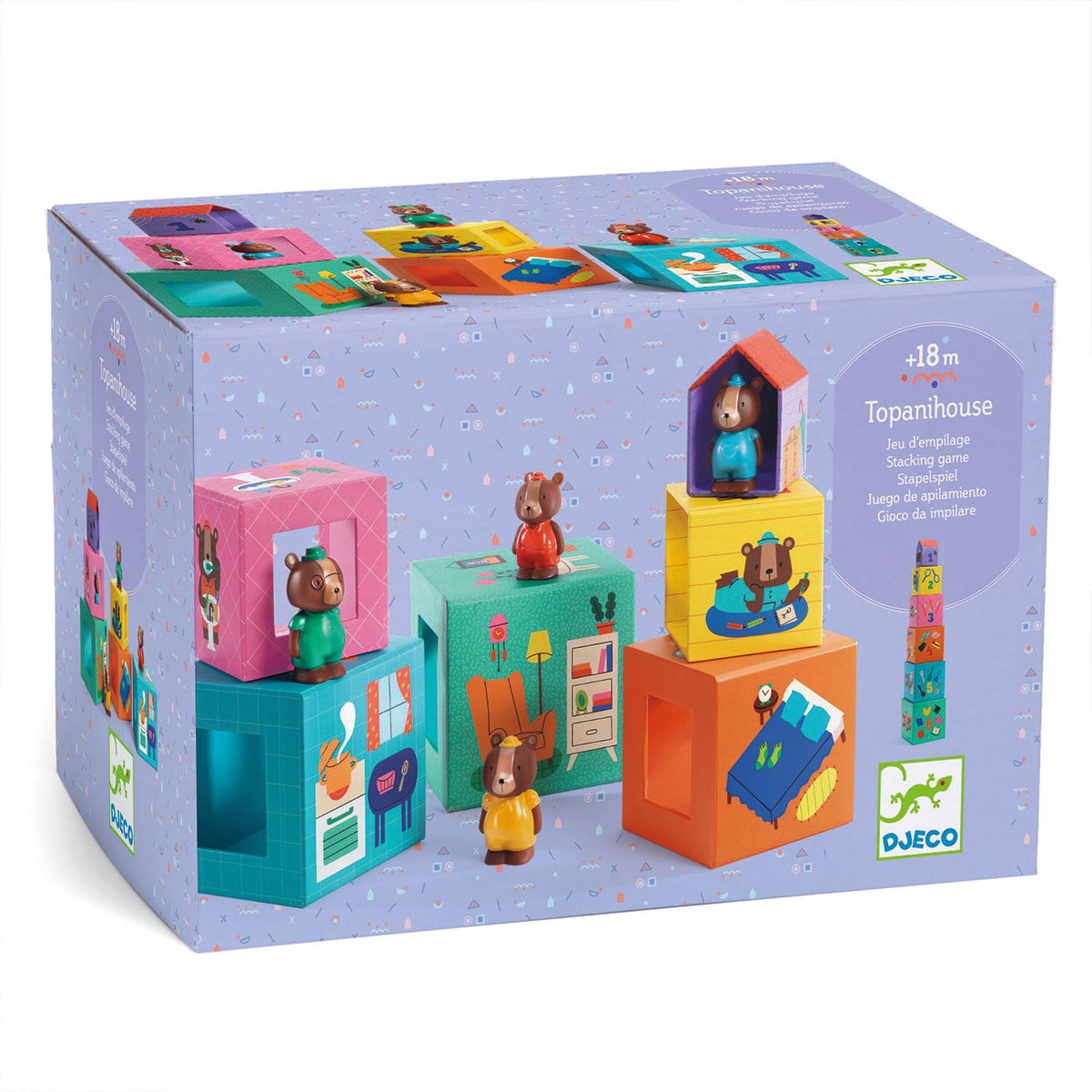 Topani House Stacker - Stacking Toys