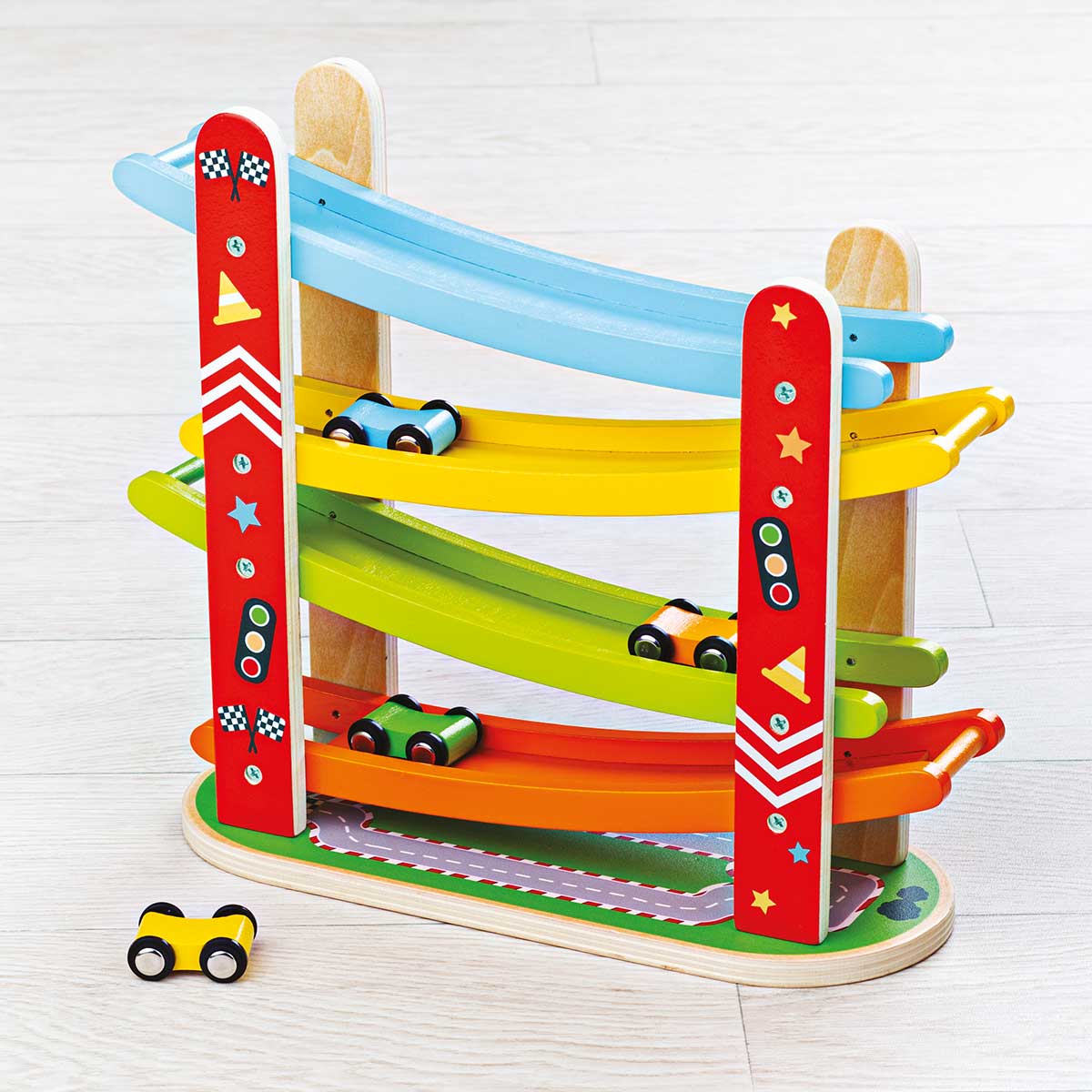 Car Racer | Bigjigs (BJ173) | Traditional Wooden Toys | Mulberry Bush