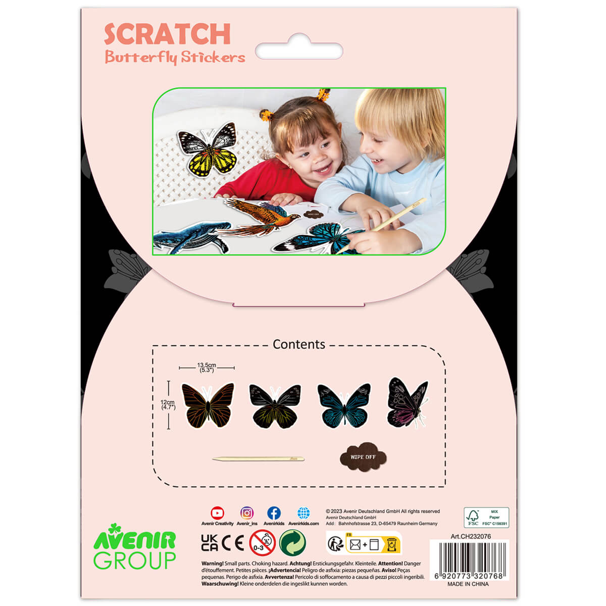 Scratch Stickers - Butterfly