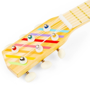 Wooden Guitar Close Up