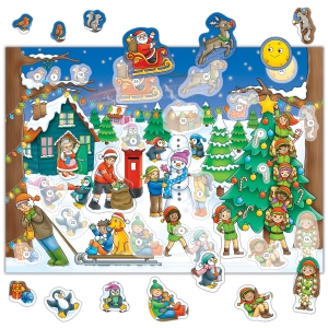 Countdown to Christmas Activity Book Scene
