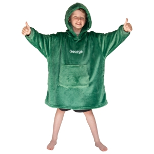 Personalised Dinosaur Cushion Hooded Poncho