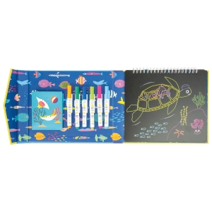Chalkboard Sketchbook - Ocean Drawing
