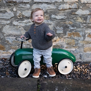 Ride-On Racing Car - Green image 2