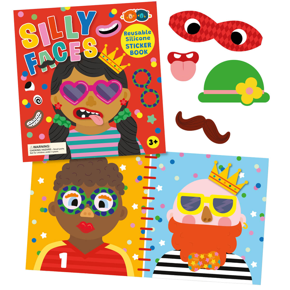 Silly Faces Sticker Book