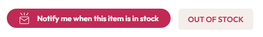 back in stock notifications